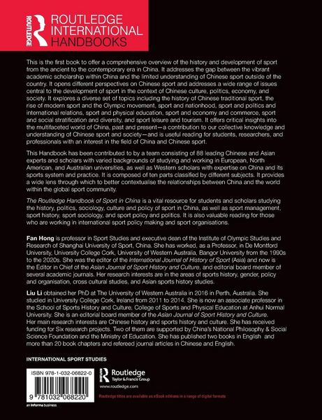 Produktbild: Routledge Handbook of Sport in China