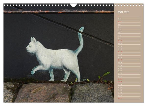 Produktbild: Flensburger Katzen (Wandkalender 2026 DIN A3 quer), CALVENDO Monatskalender