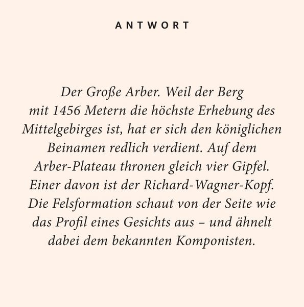 Produktbild: Bayerischer Wald-Quiz