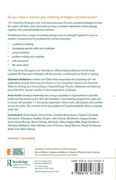 Produktbild: 101 Coaching Strategies and Techniques