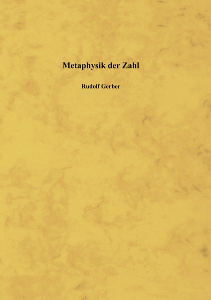 Produktbild: Metaphysik der Zahl