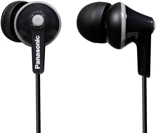 Panasonic RP-HJE125E In Ear Kopfhörer kabelgebunden Schwarz