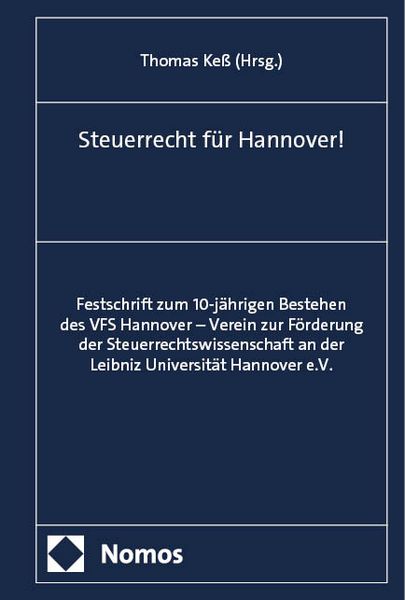Produktbild: Steuerrecht f&uuml;r Hannover!
