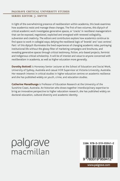 Produktbild: Resisting Neoliberalism in Higher Education Volume I