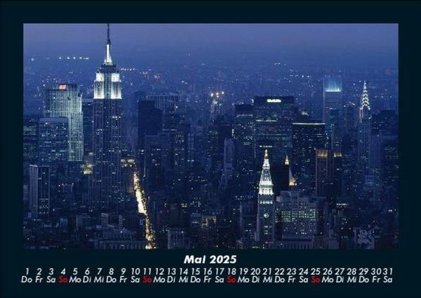 Produktbild: New York 2025 Fotokalender DIN A5