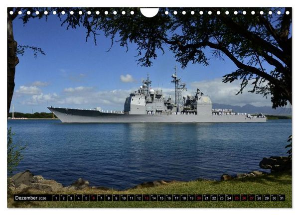 Produktbild: Kriegsschiffe der USA (Wandkalender 2026 DIN A4 quer), CALVENDO Monatskalender