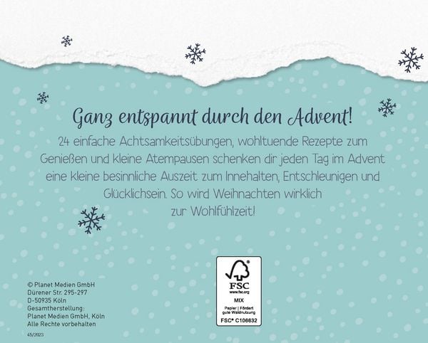 Produktbild: 24 kleine Entspannungspausen f&uuml;r die Adventszeit