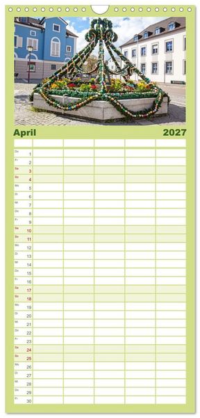 Produktbild: Familienplaner 2027 - Mittelfranken f&uuml;r Entdecker und Wanderer mit 5 Spalten (Wandkalender, 21 x 45 cm) CALVENDO