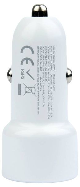Produktbild: SKROSS Dual Car Charger 65W PD incl. USB-C cable