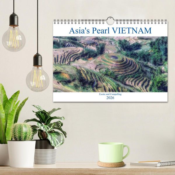 Produktbild: Asia's Pearl Vietnam (Wall Calendar 2026 DIN A4 landscape), CALVENDO 12 Month Wall Calendar