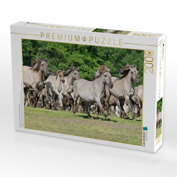 Produktbild: Galoppierende Herde D&uuml;lmener Wildpferde (Puzzle)