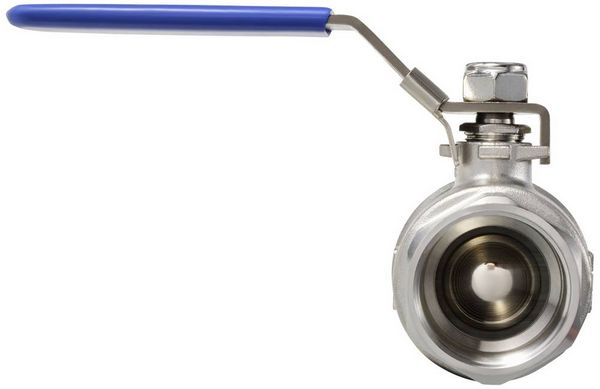 Produktbild: TRU COMPONENTS TC-2PC-DN32-316 TC-12770360 Standard-Kugelhahn Innengewinde: G1 1/4" 64 bar (max) 1 St.