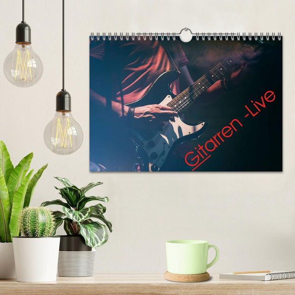 Produktbild: Gitarren - Live (Wandkalender 2026 DIN A4 quer), CALVENDO Monatskalender