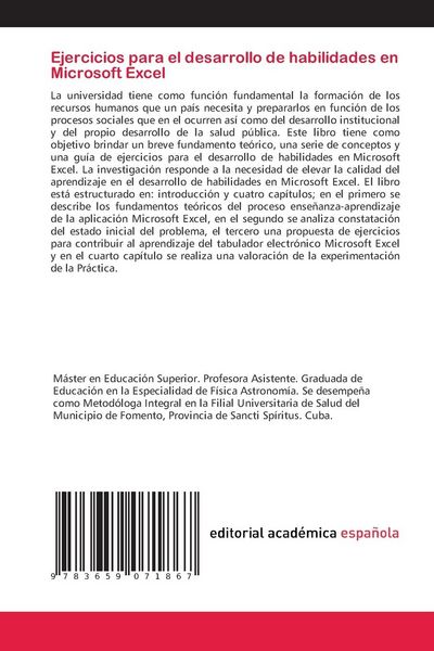 Produktbild: Ejercicios para el desarrollo de habilidades en Microsoft Excel