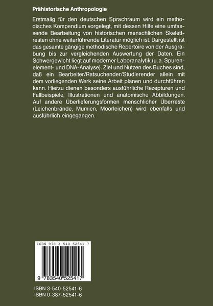 Produktbild: Pr&auml;historische Anthropologie