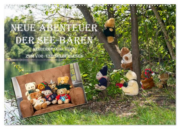 Produktbild: Neue Abenteuer der See-B&auml;ren (Wandkalender 2026 DIN A2 quer), CALVENDO Monatskalender