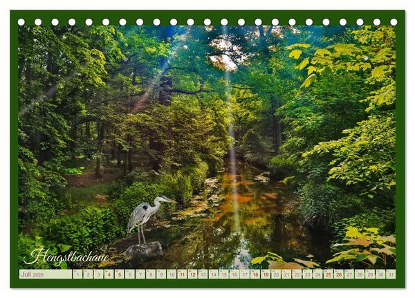 Produktbild: Dreieich Natur Pur (Tischkalender 2026 DIN A5 quer), CALVENDO Monatskalender