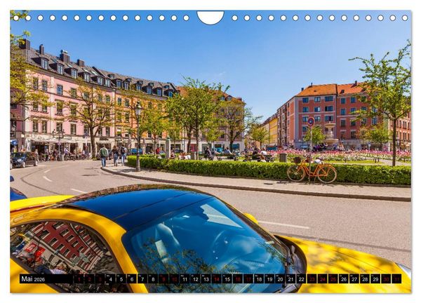 Produktbild: M&Uuml;NCHEN Impressionen einer Weltstadt (Wandkalender 2026 DIN A4 quer), CALVENDO Monatskalender
