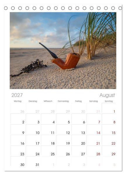 Produktbild: Tischplaner 2027 - Tabakpfeifenkunst (A5 Tischkalender zum Aufstellen) CALVENDO