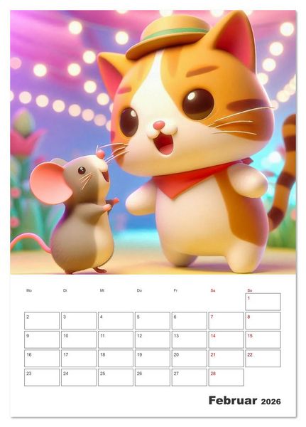 Produktbild: Kunterbunte Kindertr&auml;ume (Tischkalender 2026 DIN A5 hoch), CALVENDO Monatskalender