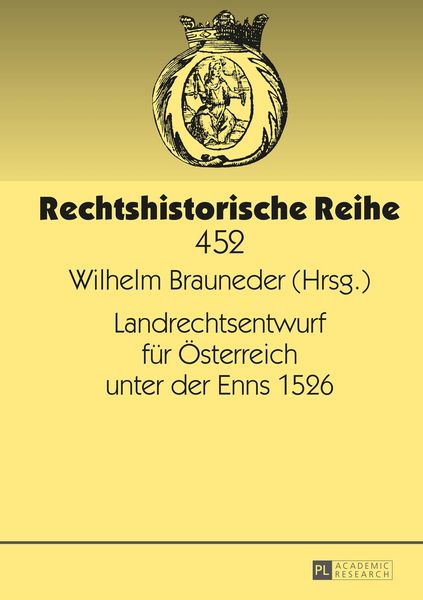 Produktbild: Landrechtsentwurf f&uuml;r &Ouml;sterreich unter der Enns 1526