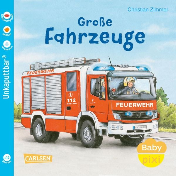 Baby Pixi (unkaputtbar) 153: Große Fahrzeuge, Taschenbuch von , Carlsen, 978-3-551-06274-1
