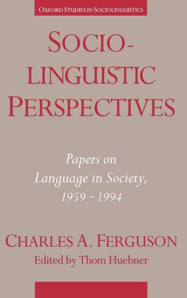 Produktbild: Sociolinguistic Perspectives