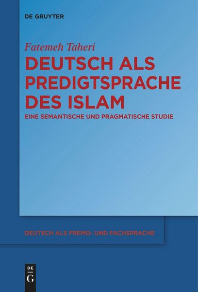 Produktbild: Deutsch als Predigtsprache des Islam