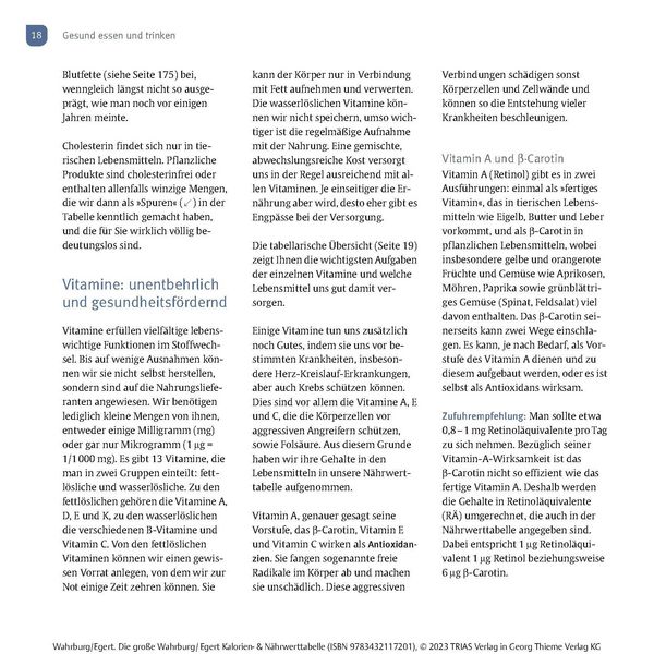 Produktbild: Die gro&szlig;e Wahrburg/Egert Kalorien-&-N&auml;hrwerttabelle