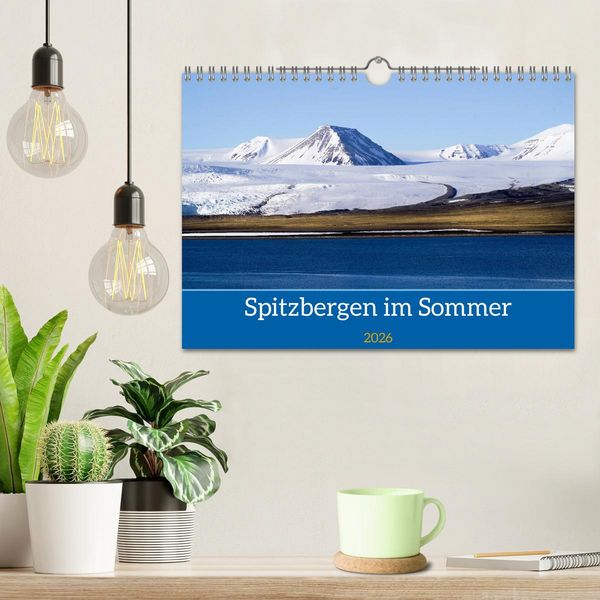 Produktbild: Spitzbergen im Sommer (Wandkalender 2026 DIN A4 quer), CALVENDO Monatskalender