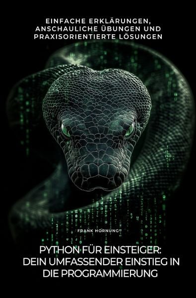 Produktbild: Python f&uuml;r Einsteiger: Dein umfassender Einstieg in die Programmierung