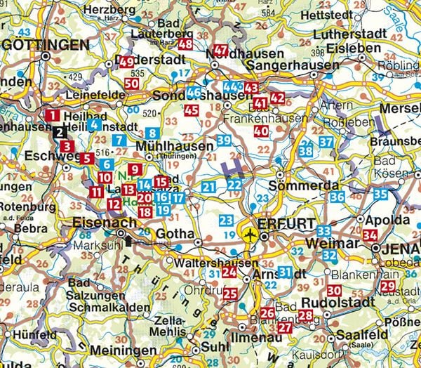 Produktbild: ROTHER Wanderf&uuml;hrer Th&uuml;ringen Mitte/Nord