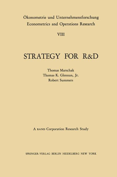 Produktbild: Strategy for R&D: Studies in the Microeconomics of Development