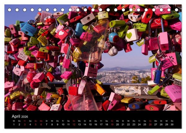 Produktbild: S&Uuml;DKOREA zwischen asiatischer Tradition und Moderne (Tischkalender 2026 DIN A5 quer), CALVENDO Monatskalender
