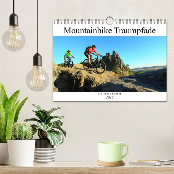 Produktbild: Mountainbike Traumpfade (Wandkalender 2026 DIN A4 quer), CALVENDO Monatskalender