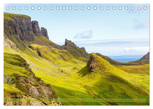Produktbild: Von den Highlands zu den Hebriden (Tischkalender 2026 DIN A5 quer), CALVENDO Monatskalender
