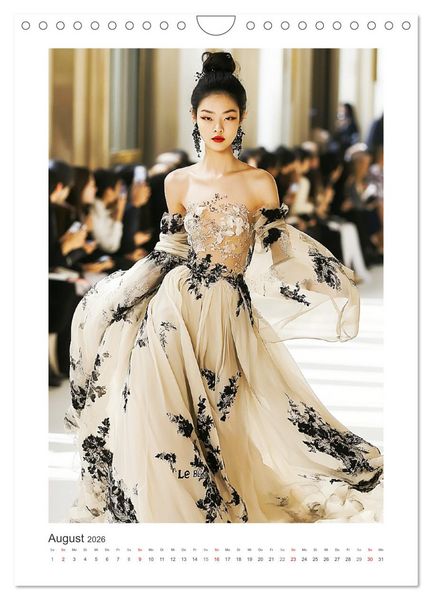 Produktbild: Asian High Fashion. Eleganz und Glamour auf dem Laufsteg (Wandkalender 2026 DIN A4 hoch), CALVENDO Monatskalender