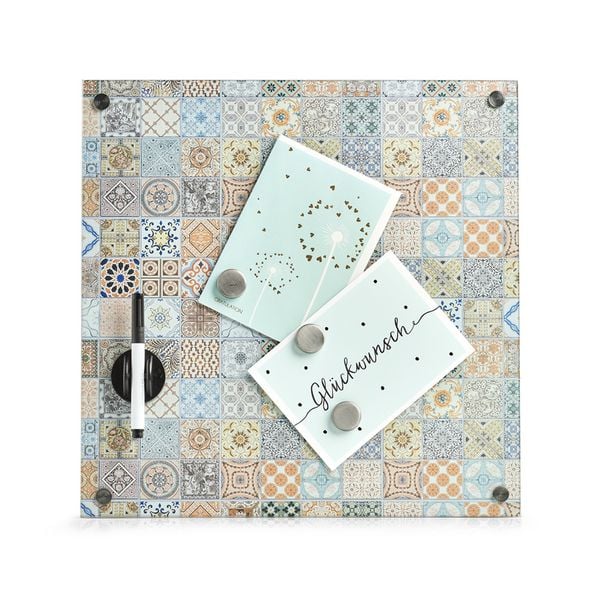 HTI-Living Memoboard 'Mosaik', Glas Memoboard 'Mosaik', Glas