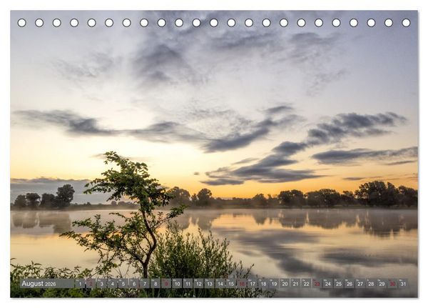 Produktbild: Naturlandschaft Elbe - Im Wechsel der Jahreszeiten (Tischkalender 2026 DIN A5 quer), CALVENDO Monatskalender