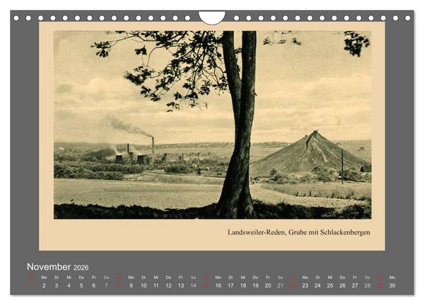 Produktbild: Saarland - vunn domols (frieher), Landkreis Neunkirchen (Wandkalender 2026 DIN A4 quer), CALVENDO Monatskalender