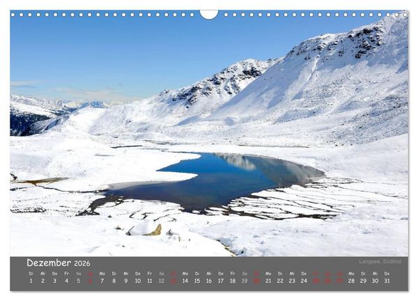 Produktbild: Traumhafte Bergwelt Kalender (Wandkalender 2026 DIN A3 quer), CALVENDO Monatskalender