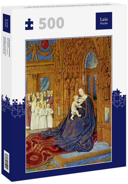 Lais Puzzle Jean Fouquet - Livres d'heures des Étienne Chevalier, Szene: Madonna vor dem Portal einer Kathedrale 500 Teile