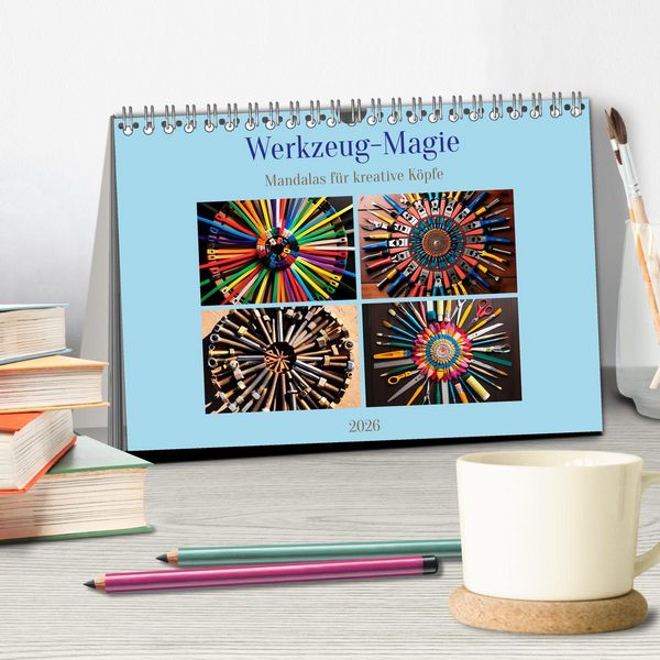 Produktbild: Werkzeug-Magie (Tischkalender 2026 DIN A5 quer), CALVENDO Monatskalender