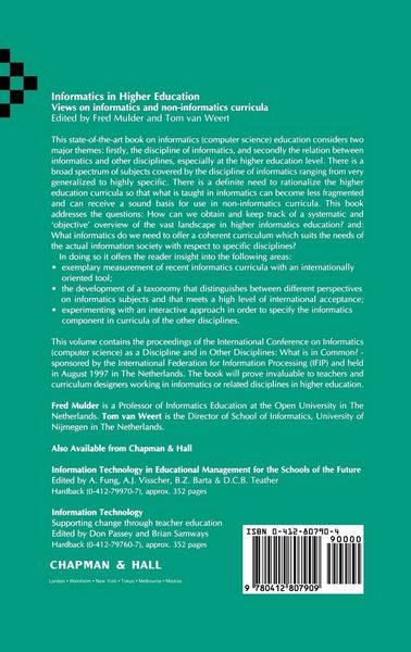 Produktbild: Informatics in Higher Education