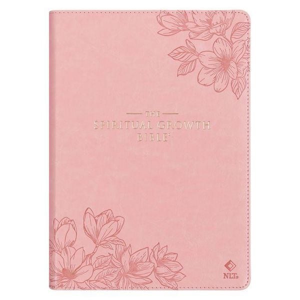 Produktbild: Nlt, the Spiritual Growth Bible (Faux Leather, Pink Floral)