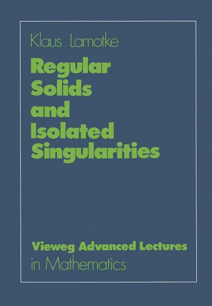 Produktbild: Regular Solids and Isolated Singularities