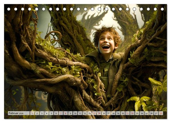 Produktbild: Zauberhafte M&auml;rchen aus aller Welt (Tischkalender 2026 DIN A5 quer), CALVENDO Monatskalender