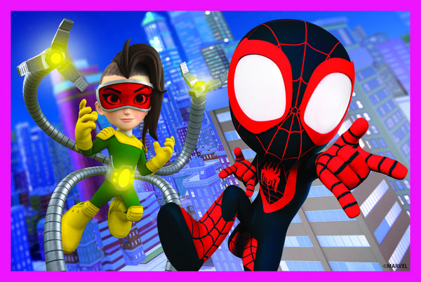 Produktbild: W&uuml;rfelpuzzle Marvel Spidey und seine Super-Freunde 6 Teile