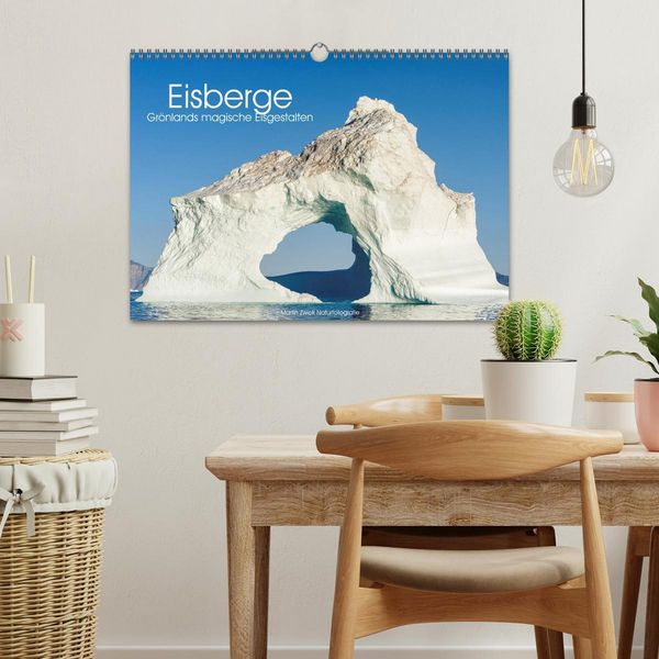 Produktbild: Eisberge - Gr&ouml;nlands magische Eisgestalten (Wandkalender 2026 DIN A3 quer), CALVENDO Monatskalender