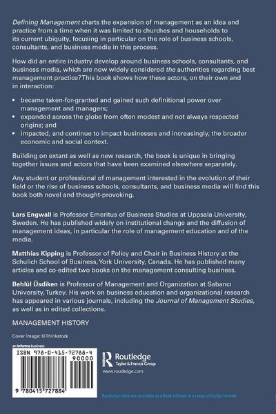 Produktbild: Defining Management